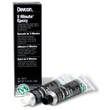 Devcon 14210 - 5 Minute Rapid-Curing, General Purpose Adhesive Epoxy, 2.5 oz.