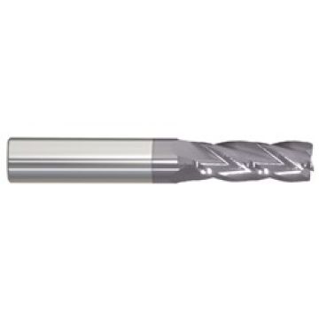Monster Tool 206-001237FB - 47/64" x 4" x 1-1/2" Square End Mill, General Purpose, 4 Flute, 30 Degrees Helix, Solid Carbide, Single End, Regular, TiALN Coated