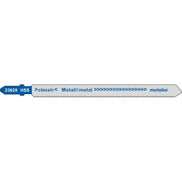Metabo 623629000 - Jigsaw Blades, 4" Cutting Edge, HSS milled, 24 Teeth per Inch