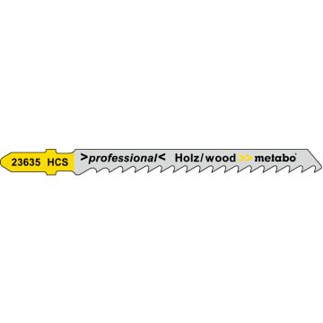 Metabo 623635000 - Jigsaw Blades, 3" Cutting Edge, HCS ground, 6 Teeth per Inch