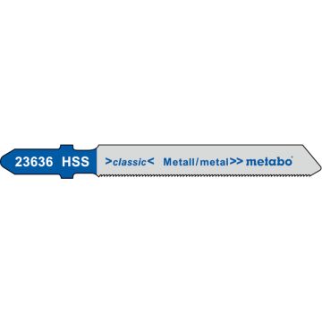 Metabo 623636000 - Jigsaw Blades, 2" Cutting Edge, HSS milled, 36 Teeth per Inch