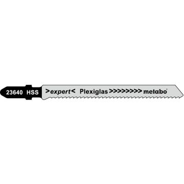 Metabo 623640000 - Jigsaw Blades, 2-1/4" Cutting Edge, HSS milled, 13 Teeth per Inch