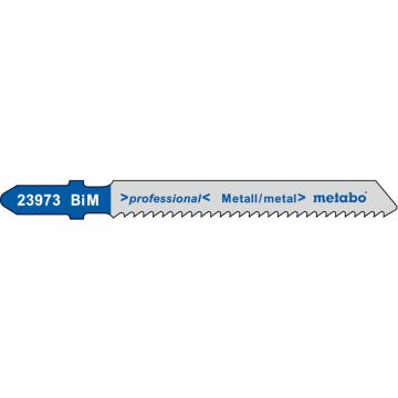 Metabo 623973000 - Jigsaw Blades, 2-1/4" Cutting Edge, BiM milled, 12 Teeth per Inch