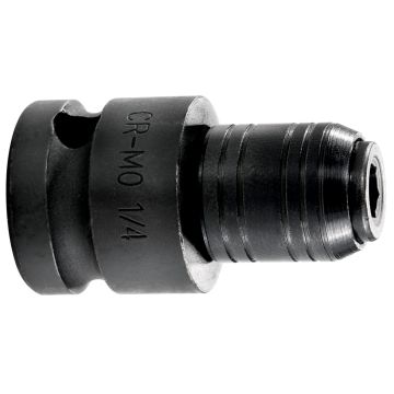 Metabo 628836000 - Adapter, 1/2" Square to 1/4" Hex, Impact-Proof