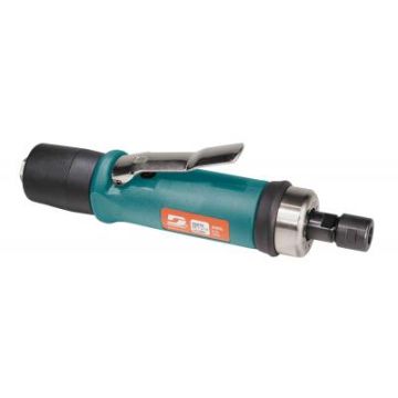 Dynabrade 52277 - .7 hp Straight-Line Die Grinder, 18,000 RPM, Extended Rear Exhaust, 1/4" & 6mm Collets