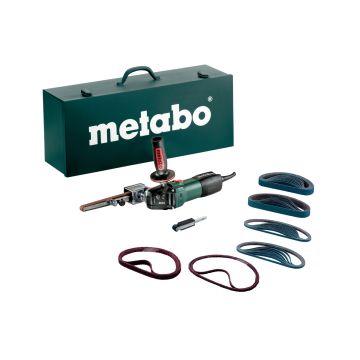Metabo BFE 9-20 Set - Variable Speed Band File Kit, 2,100-4,000 SFM, 8.5 AMP, w/Lock-on, Accessory set