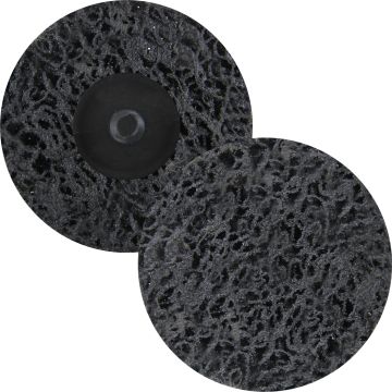 Lehigh Valley Abrasives CS3-CRSR - 3" Non-Woven Quick Change Clean & Strip It Disc (Black / Coarse)