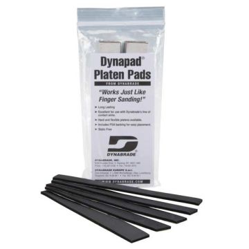 Dynabrade 11026 - 1/2" (13 mm) W x 7" (178 mm) L DynaPad Hard Platen Pad 5-Pkg., 1/8" (3 mm) Thickness, Used On Dynafile, Dynafile II, Mini-Dynafile II, Dynafile III