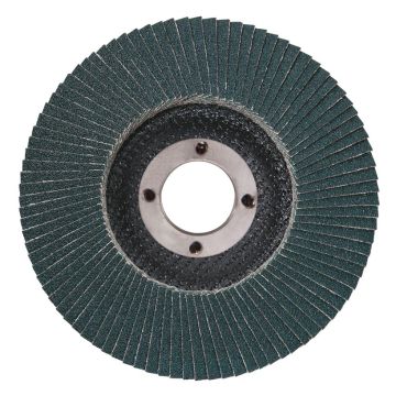 Metabo 656382000 - 7" x 5/8"-11 Flap Disc, Flexiamant, 080 Grit, Type 27, Zirconia Alumina, 8,600 rpm